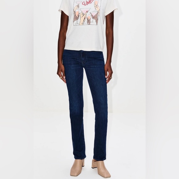Mother Stretch Denim The Rascal Skimp Jeans Sz 24